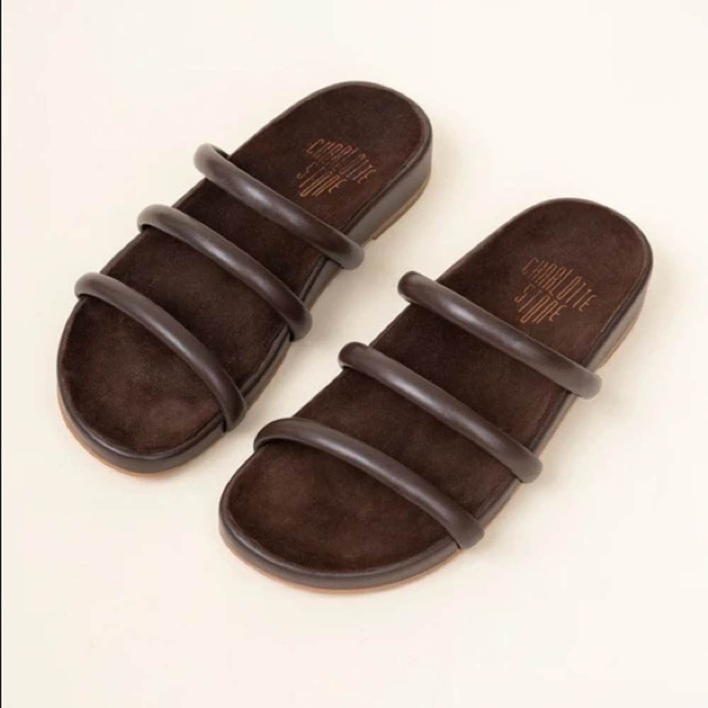 NIB CHARLOTTE STONE Dolly Sandals Sz 9 in Cosmos
